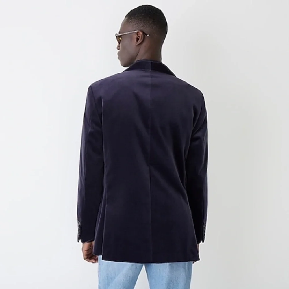 - J Crew Ludlow Slim-fit shawl-collar tuxedo jacket in velvet Item J5425
